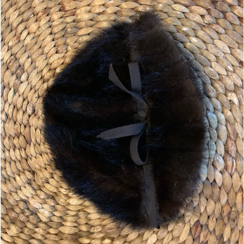 Vintage Bamburger’s Brown Mink Hat